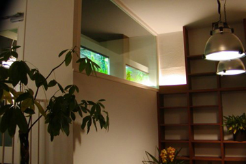 渋谷区　オフィスルーム内　1,200×450×450H（mm）の水槽を2台並列して設置